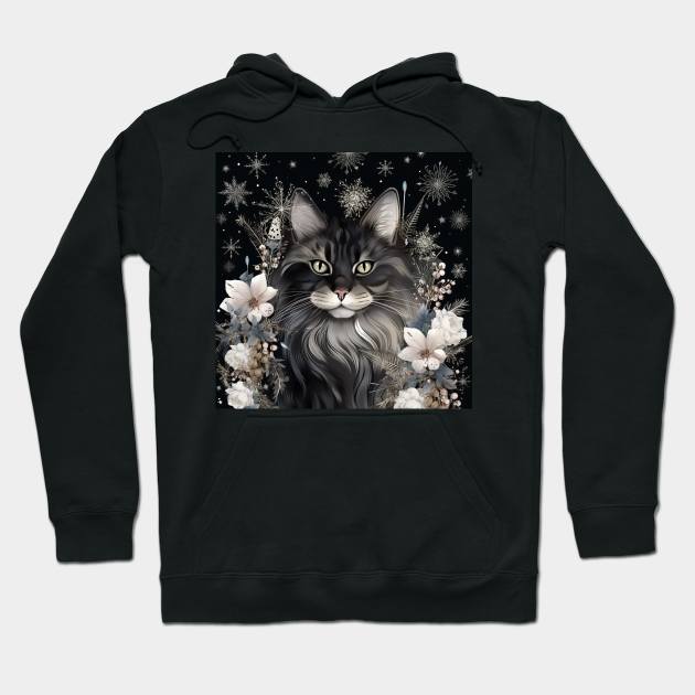 Maine Coon Diva Hoodie by Enchanted Reverie